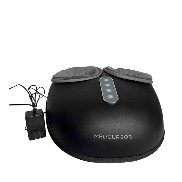 Medcursor MDFM400 Black Gray Pain Relief Heated Shiatsu Foot Massager, - Picture 4 of 12